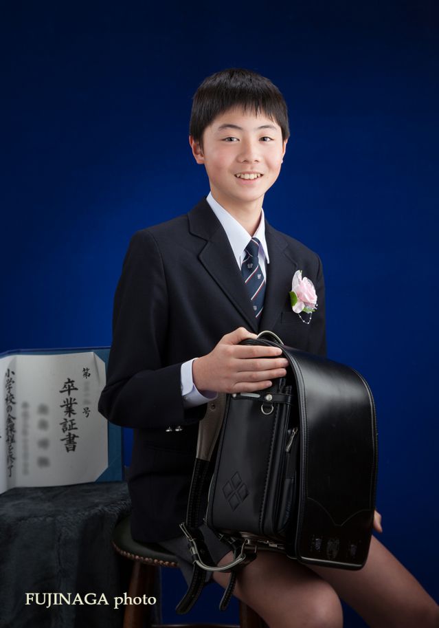 小学校卒業記念の画像