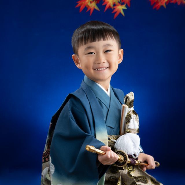 七五三5歳男の子の画像